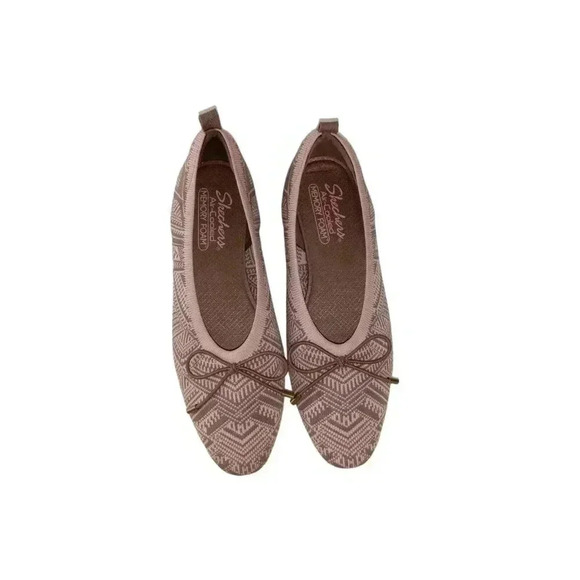 Skechers Women's Snip Knit Vegan Skimmers Sweet Class Mocha  Slip sz 9.5 - Picture 10 of 11